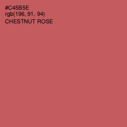 #C45B5E - Chestnut Rose Color Image