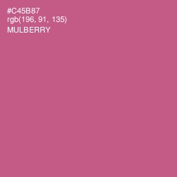 #C45B87 - Mulberry Color Image