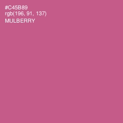 #C45B89 - Mulberry Color Image
