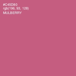 #C45D80 - Mulberry Color Image