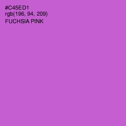 #C45ED1 - Fuchsia Pink Color Image