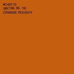 #C45F10 - Orange Roughy Color Image