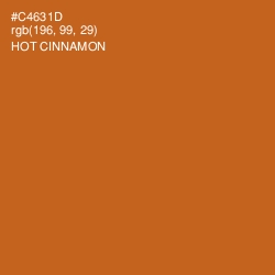 #C4631D - Hot Cinnamon Color Image