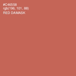 #C46558 - Red Damask Color Image