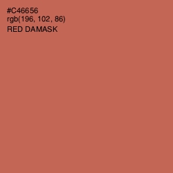 #C46656 - Red Damask Color Image