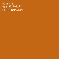 #C46715 - Hot Cinnamon Color Image