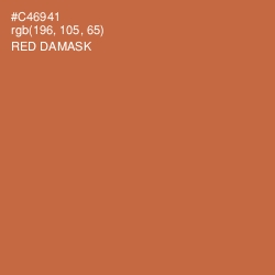 #C46941 - Red Damask Color Image