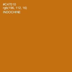 #C47010 - Indochine Color Image