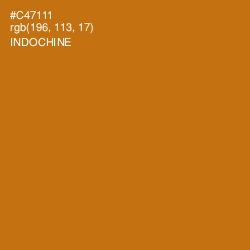 #C47111 - Indochine Color Image