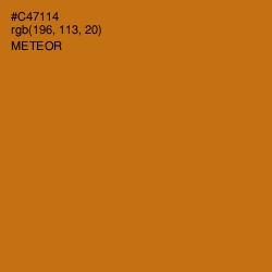 #C47114 - Meteor Color Image