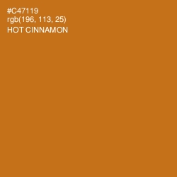 #C47119 - Hot Cinnamon Color Image