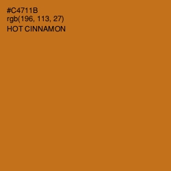 #C4711B - Hot Cinnamon Color Image