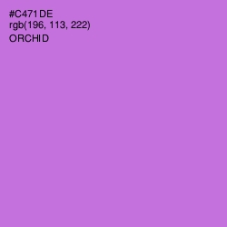 #C471DE - Orchid Color Image