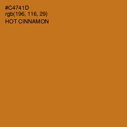 #C4741D - Hot Cinnamon Color Image