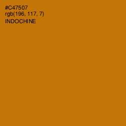 #C47507 - Indochine Color Image