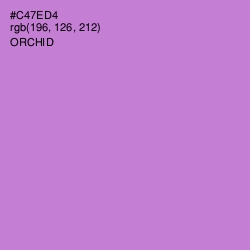 #C47ED4 - Orchid Color Image