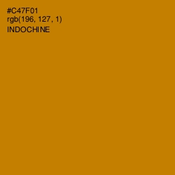 #C47F01 - Indochine Color Image