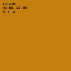 #C47F0F - Meteor Color Image