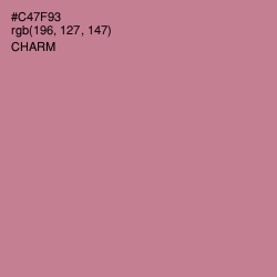 #C47F93 - Charm Color Image