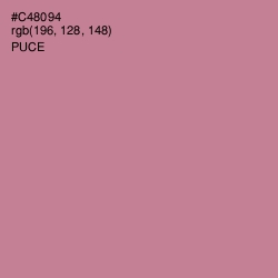 #C48094 - Puce Color Image