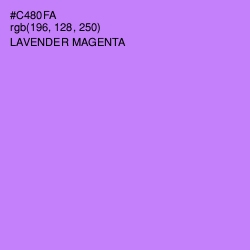 #C480FA - Lavender Magenta Color Image