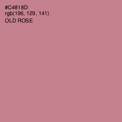 #C4818D - Old Rose Color Image