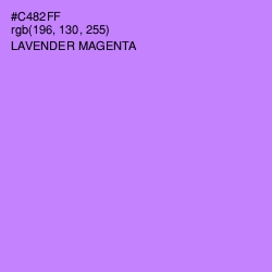 #C482FF - Lavender Magenta Color Image