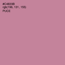 #C4839B - Puce Color Image