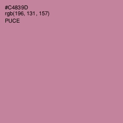 #C4839D - Puce Color Image