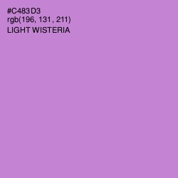 #C483D3 - Light Wisteria Color Image