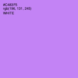 #C483F5 - Light Wisteria Color Image