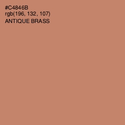 #C4846B - Antique Brass Color Image