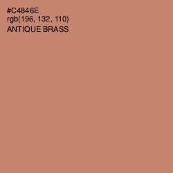 #C4846E - Antique Brass Color Image