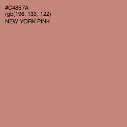 #C4857A - New York Pink Color Image