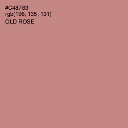 #C48783 - Old Rose Color Image