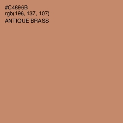 #C4896B - Antique Brass Color Image