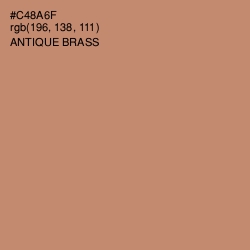 #C48A6F - Antique Brass Color Image