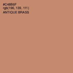 #C48B6F - Antique Brass Color Image