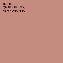 #C48B7F - New York Pink Color Image