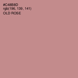 #C48B8D - Old Rose Color Image