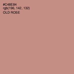 #C48E84 - Old Rose Color Image