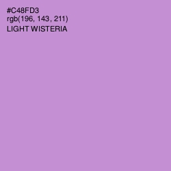 #C48FD3 - Light Wisteria Color Image