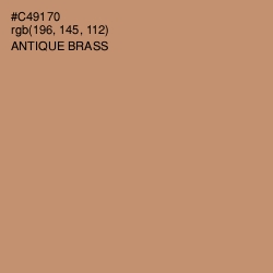 #C49170 - Antique Brass Color Image