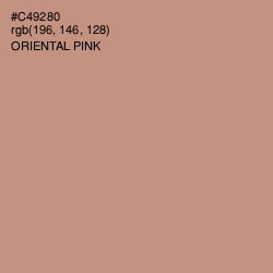 #C49280 - Oriental Pink Color Image