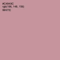 #C4949C - Oriental Pink Color Image