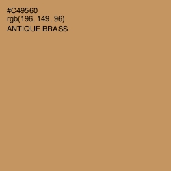 #C49560 - Antique Brass Color Image