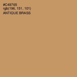 #C49765 - Antique Brass Color Image