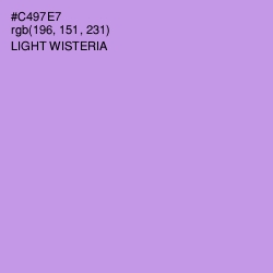 #C497E7 - Light Wisteria Color Image