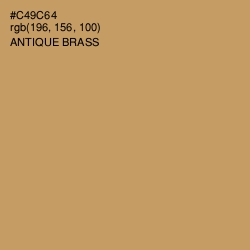 #C49C64 - Antique Brass Color Image