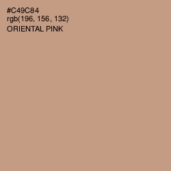 #C49C84 - Oriental Pink Color Image